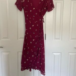 Red Floral Dress